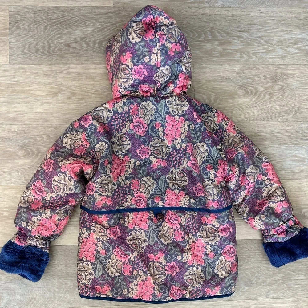 Vintage 90s French Toast floral puffer jacket